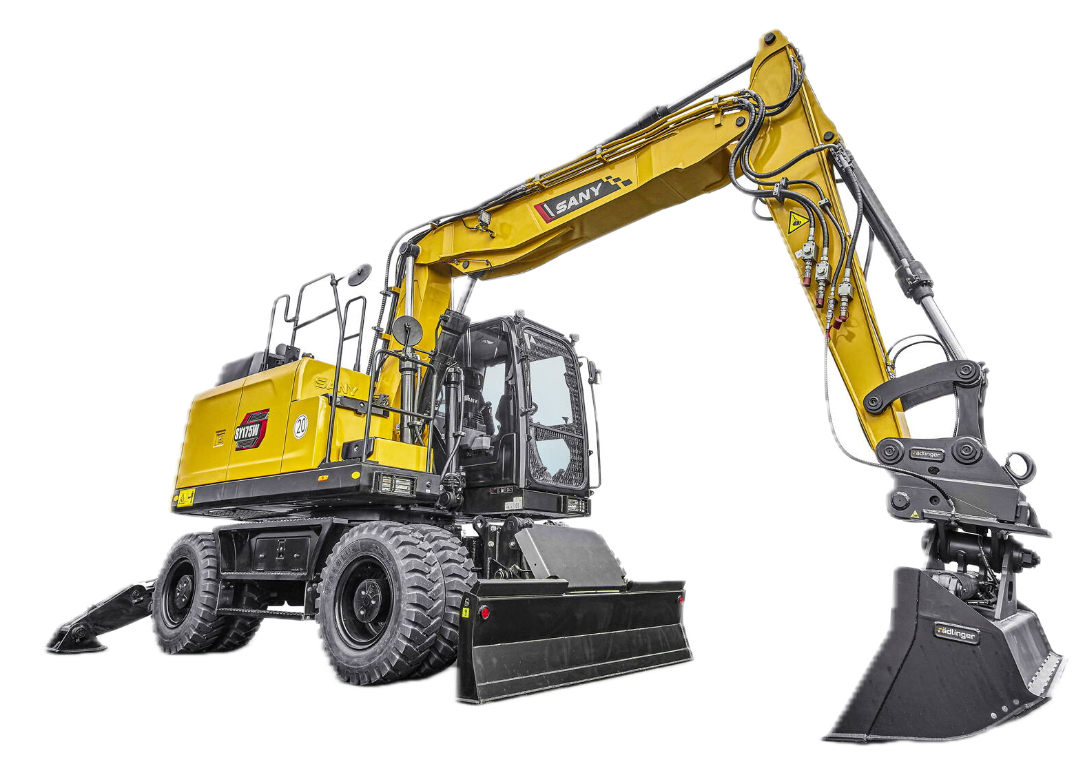 Pelle sur pneus SANY SY175W